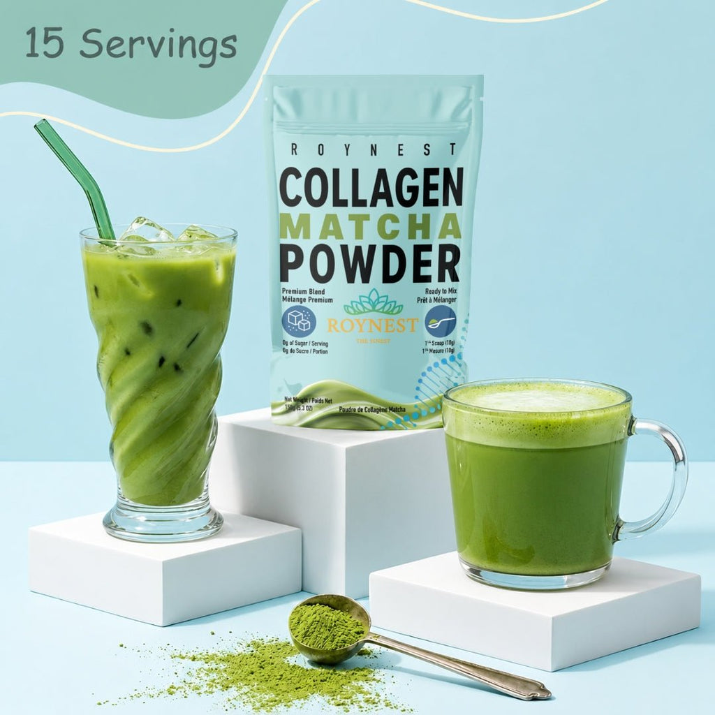 Roynest Collagen Matcha Latte – Case of 16 | Premium Matcha - Roynest