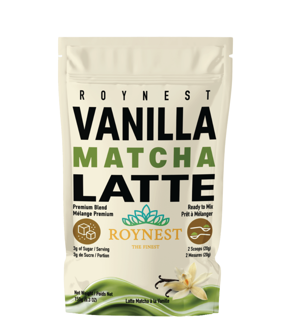 Roynest Vanilla Matcha Latte – 150g Premium Powder - Roynest