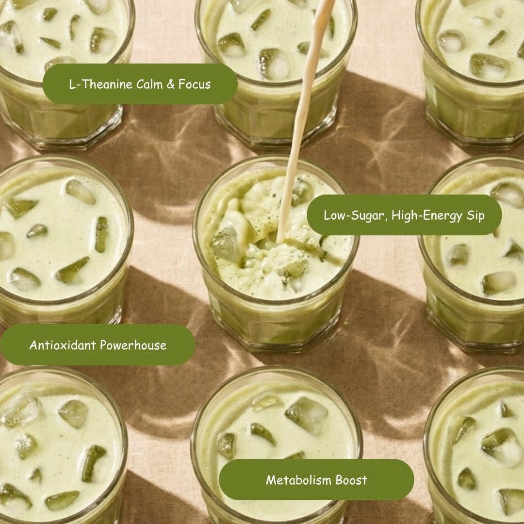 Roynest Vanilla Matcha Latte – Case of 16 | Premium Powder - Roynest